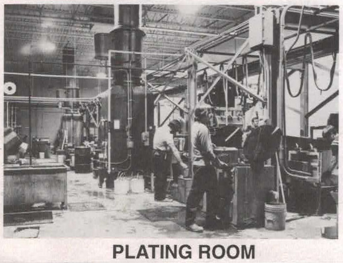 Plating Room - metal parts manufacturing